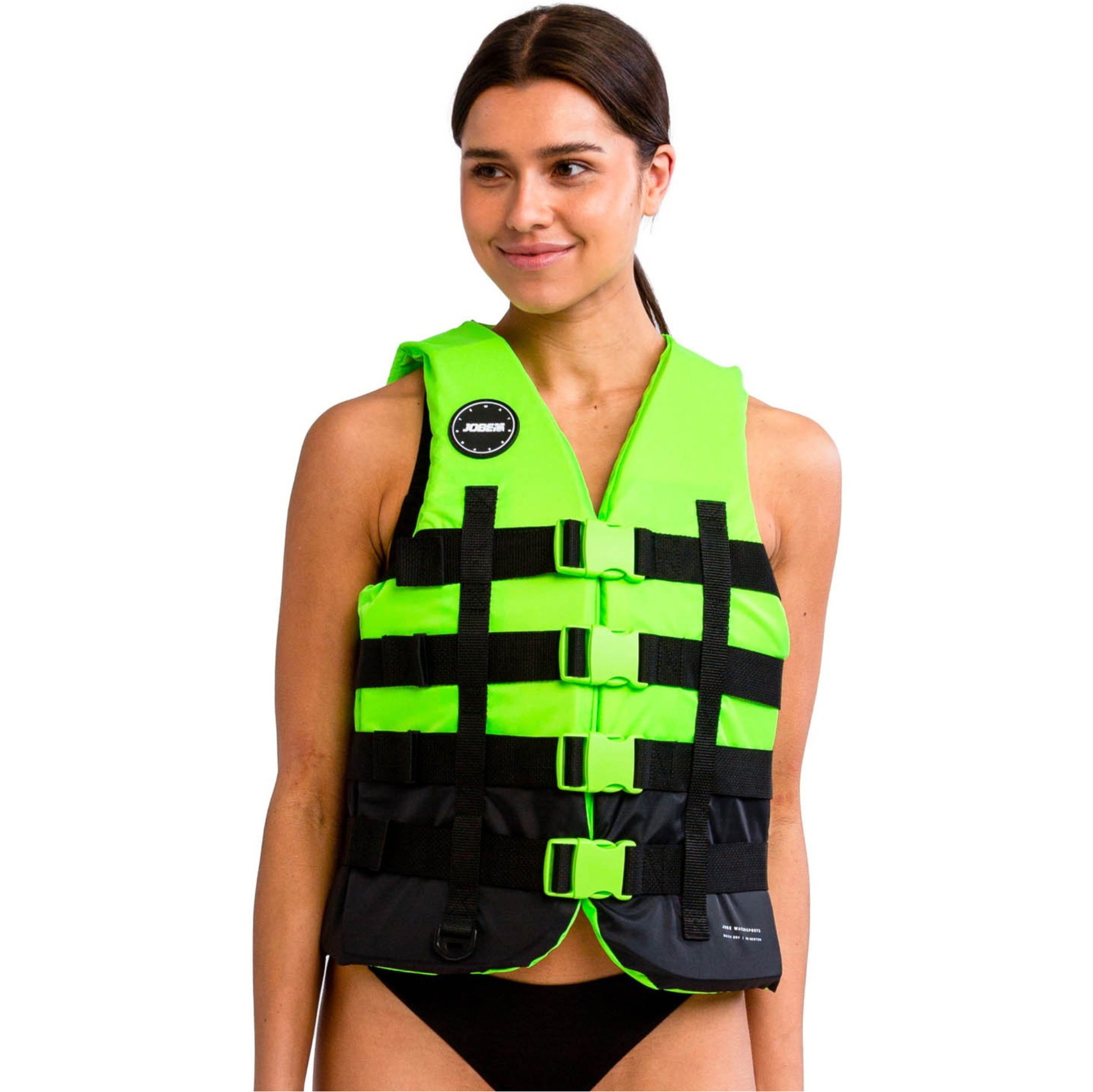 2026 Jobe Womens 4 Buckle Vest 244823021 - Lime